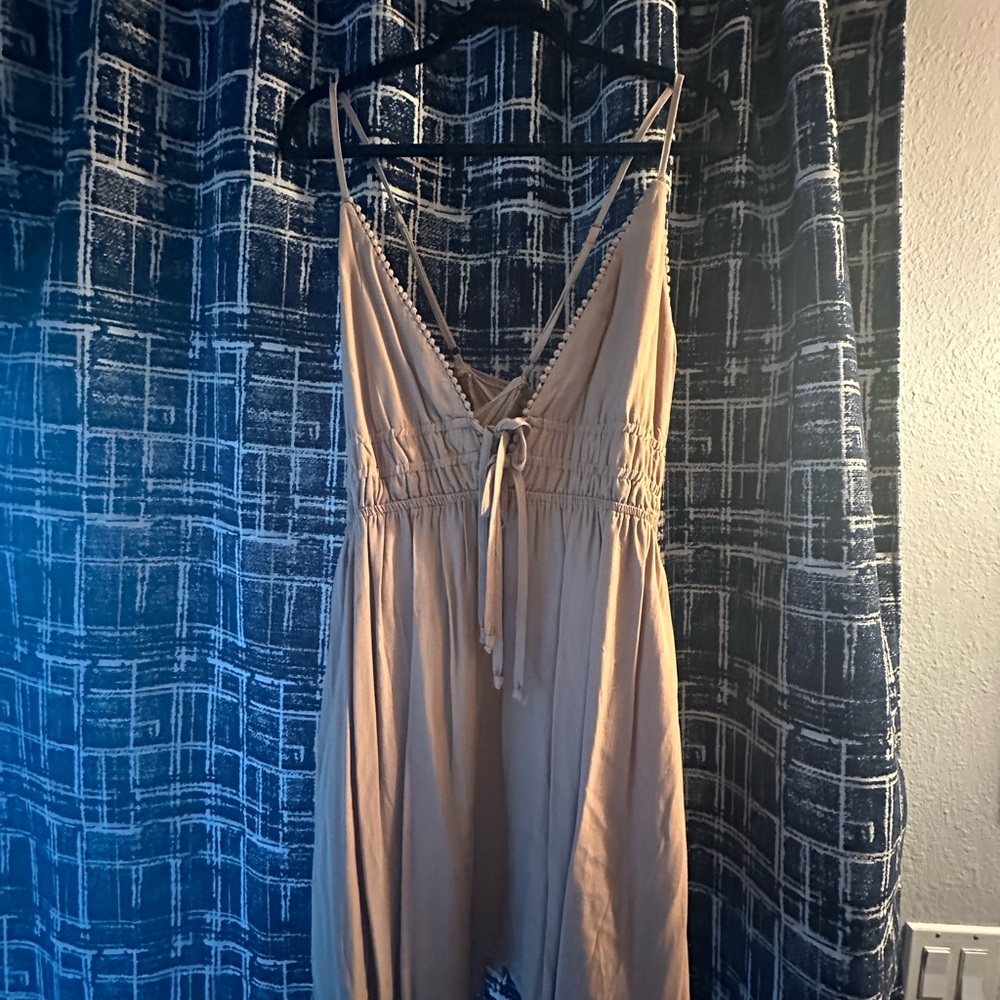 Wild Fable Beige Textured Dress